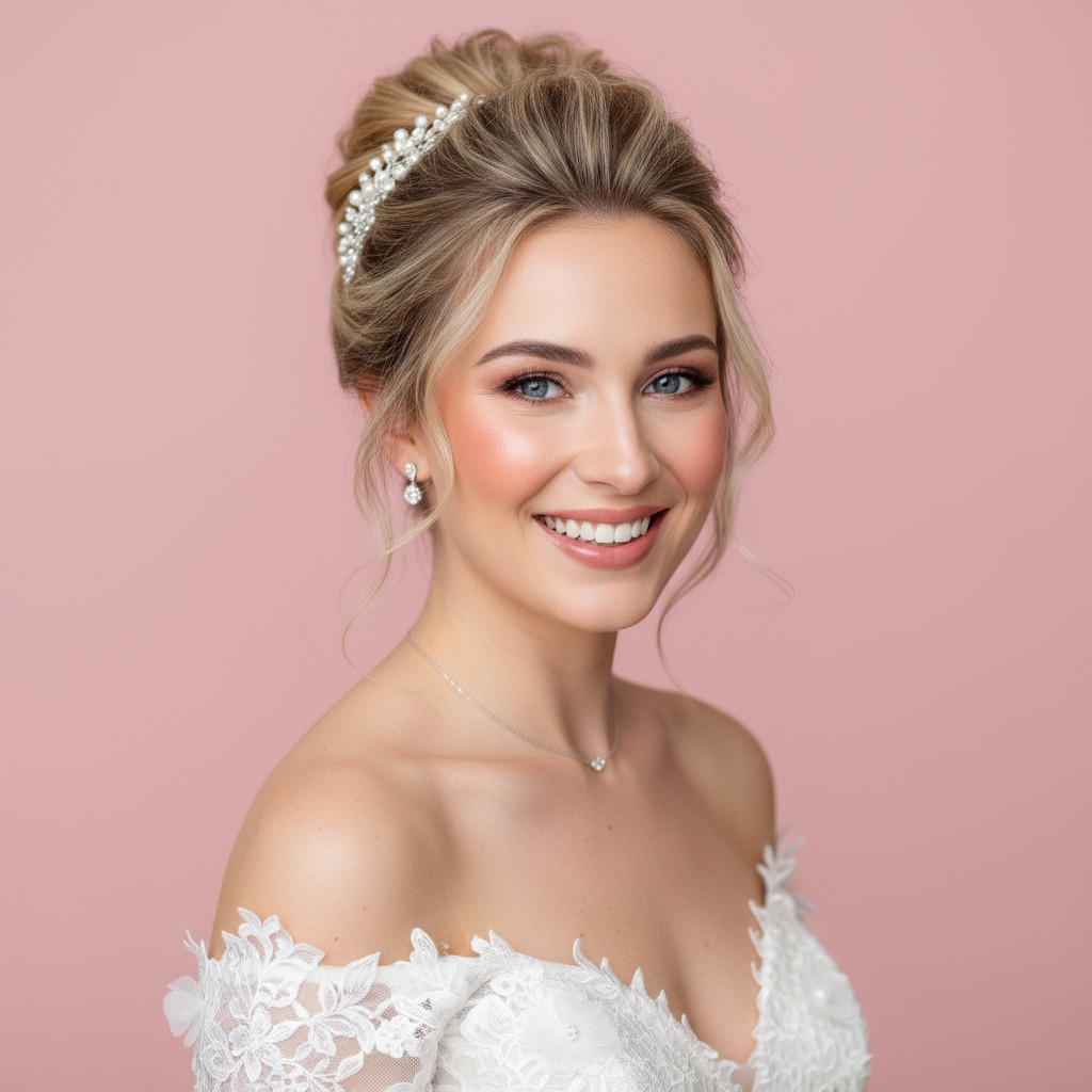 Wedding Updo With Comb Ideas
